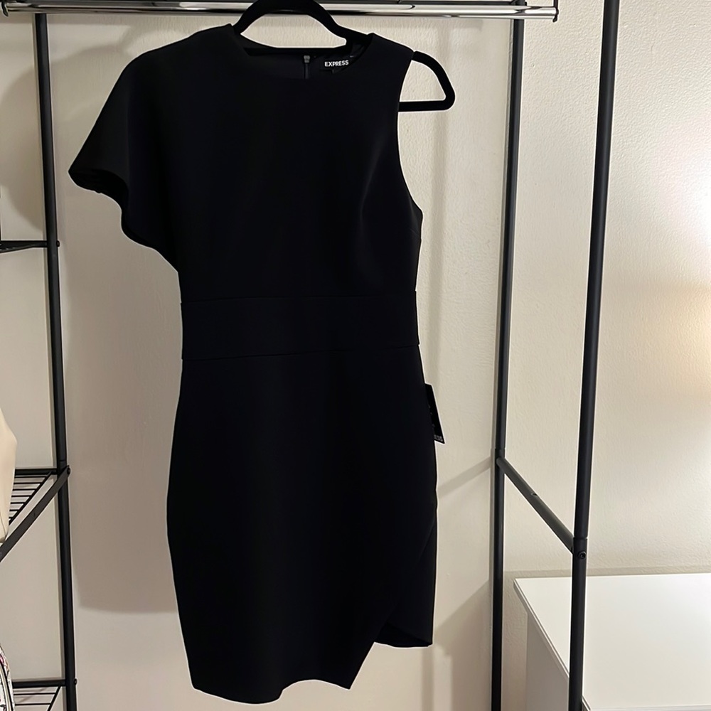Brand NEW! Express black mini dress NWT